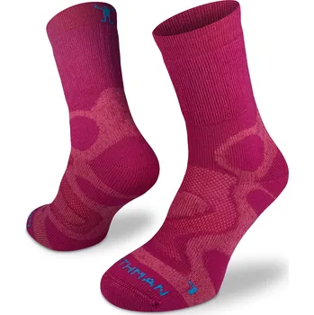 Pánské ponožky Northman Turistické merino ponožky Svarog Velikost: 36-38 Růžové Turistické Merino Ponožky