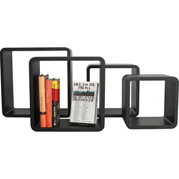 Obal pro sběratelský předmět SAFE Nástěnná kostka, v rozměru 41×41×19,5 cm, černá