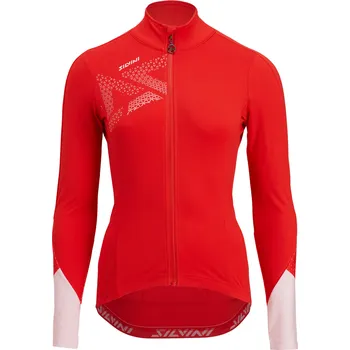 cyklistický dres Dámský dres Silvini WD1618 Calvana ruby-pink / XS