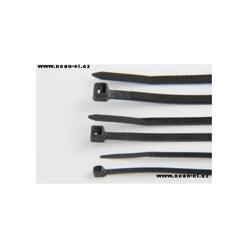 Stahovací páska stahovací pásek 180x4mm černý