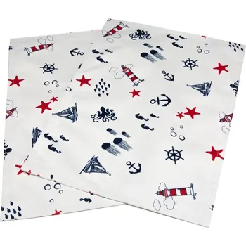 prostírání Sada dvou dekorativních prostírání na stůl s námořnickým motivem, 33 x 45 cm