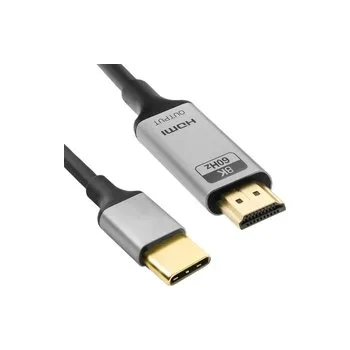 Video kabel USB-C 3.1 HDMI 8K kabel Spacetronik KCH-SPA015 1.5