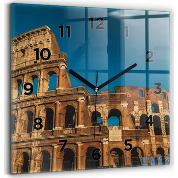 Hodiny Nástěnné hodiny Wallfluent žluté 30 cm