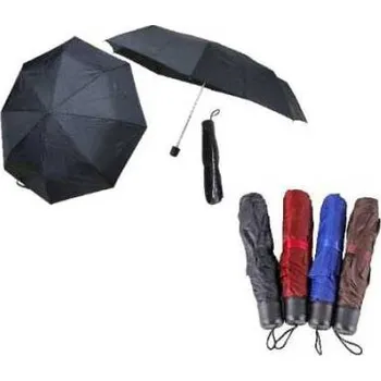 Deštník Deštník skládací 100 cm černý Varianta: modrý