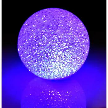 Vánoce Barevná svítící LED koule 8 cm na baterie Varianta: 10