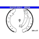 ATE Sada brzdových čelistí AT 650334