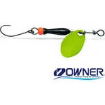 Jigovky.cz Rotační třpitka Clasic Barbless 1 Varianta: BLACK (black/chartreuse body)