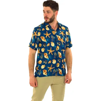 Pánská košile Himalife Pánská košile Sea - modrá Velikost: S