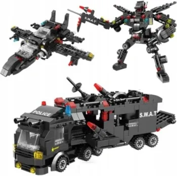 ostatní stavebnice STAVEBNICE policie SWAT robot 418 dílů (TS88555)