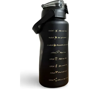 Láhev Motivační sportovní láhev 2l, různé barvy Vyber barvu :: Černá