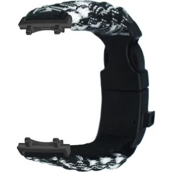Ostatní příslušenství k chytrým hodinkám eses Paracord nylon outdoor řemínek pro Xiaomi Amazfit T-Rex 3 - Černo bílý