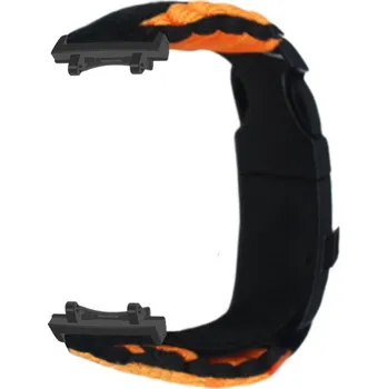 Ostatní příslušenství k chytrým hodinkám eses Paracord nylon outdoor řemínek pro Amazfit T-Rex 3 - Oranžový