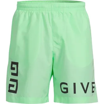 Pánské plavky GIVENCHY Logo Mint plavky XL Zelená