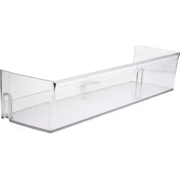 Příslušenství pro lednici  Police dveří na láhve LG MAN64901108 - průhledná plastová úložná police pro chladničky 461×131×95 mm - praktické uspořádání nápojů ve dveřích lednice