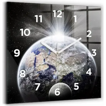 Hodiny Nástěnné hodiny Wallfluent černé 30 cm