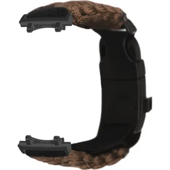 Ostatní příslušenství k chytrým hodinkám eses Paracord nylon outdoor řemínek pro Xiaomi Amazfit T-Rex 3 - Hnědý