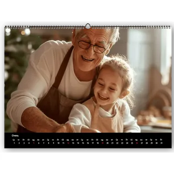 Fotokalendář Ваш фотокалендар A4 (на ширину) - створіть легко у зручному онлайн-редакторі.
