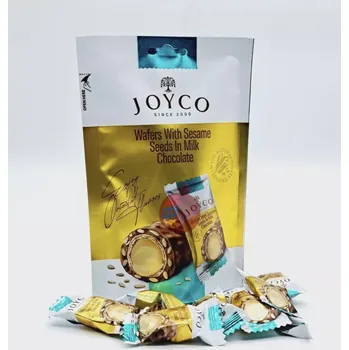 Čokoláda OPLATKY se sezamovými semínky v mléčné čokoládě, 80 g