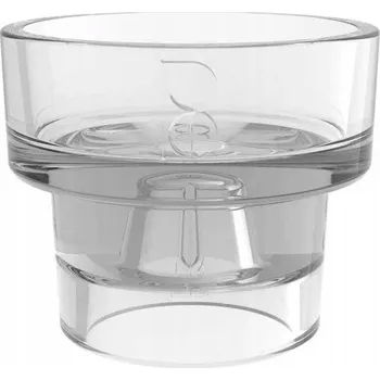 Svícen SVÍCEN NA ČAJOVÉ SVÍČKY GLAMOUR SKLENĚNÝ 4V1 83x68 MM NA SVÍČKY BEZBARVÝ