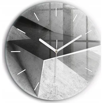 Hodiny Nástěnné hodiny Wallfluent šedé 60 cm