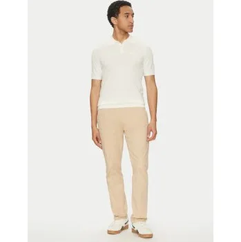 Pánské tričko Robe di Kappa Polokošile Robe Giovani 65121IW Écru Regular Fit L