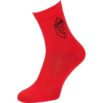 Dětské termo ponožky Silvini unisex ponožky UA1659 Bevera red-merlot / 45-47