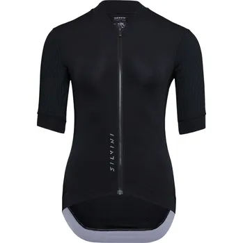 cyklistický dres Silvini dámský dres WD2400 Trafoia black / S
