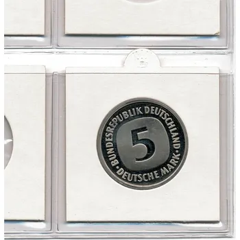 Obal pro sběratelský předmět SAFE Rámečky k sešívání, v rozměru 50×50 mm, na mince do Ø 20 mm - 1000 kusů v balení