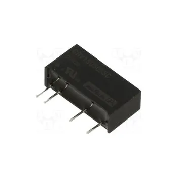 Měnič napětí MURATA POWER SOLUTIONS CRV1S0505SC Měnič: DC/DC 1W Uvst: 4,5÷5,5V Uvýst: 5VDC Ivýst: 200mA SIP 2,1g