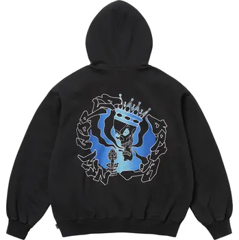 Pánská mikina Supreme New World Order Hooded Sweatshirt / Black Barva: Černá, Velikost: XL