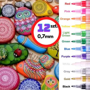 AKRYLOVÉ fixy Popisovače fixy 0,7 Fixy NA KAMENNÉ STROMY