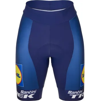 cyklistický dres Santini Lidl-Trek W Shorts 2025 tmavě modrá/žlutá M
