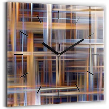 Hodiny Nástěnné hodiny Wallfluent černé 30 cm