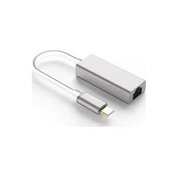 Datové redukce USB-C na zásuvku RJ45 adaptér SPU-A04, stříbrný