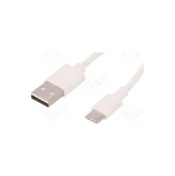 Datový kabel kabel USB A vidlice/USB C 0.5m bílý