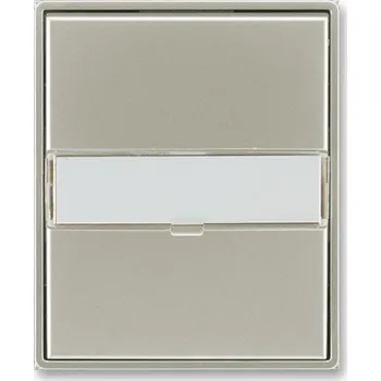 vypínač Kryt vypínače jednoduchý, s popisovým polem ABB Time, Time Arbo 3558E-A00610 32 starostříbrná