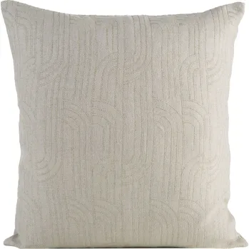 Povlak na dekorativní polštářek DEKORAČNÍ POVLAK NA POLŠTÁŘ MILA2 45X45 CM BÉŽOVÁ