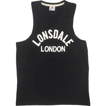 Pánské tílko Lonsdale Muscle Vest Mens Black/White M