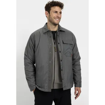Pánská bunda BUNDA CAMEL ACTIVE OVERSHIRT 1/1 ARM ROCK GRAY
