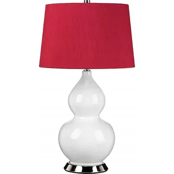 Lampička Stolní lampa Elstead Isla bílá, červená 60 W