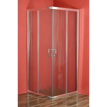 Arttec Smaragd sprchový kout čtvercový 90 x 90 x 195 cm dvoukřídlé lesk chrom grape PAN04604