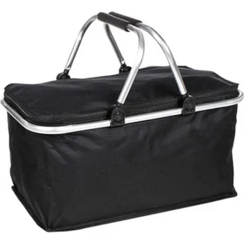 Nákupní košík s víkem 23 x 24 x 47 cm nosnost 10 kg tyrkykový Varianta: černý