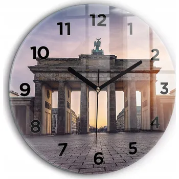 Hodiny Nástěnné hodiny Wallfluent šedé 60 cm