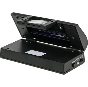 Obal pro sběratelský předmět SAFE Tester UV-multi, s UV osvětlením, na poštovní známky/mince/bankovky, zvětšení 2,5×