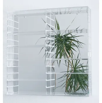 Obal pro sběratelský předmět SAFE Zdcadlové pozadí do nástěnné vitríny A, v rozměru 50×50 cm