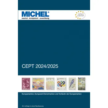 Obal pro sběratelský předmět SAFE Michel Katalog známek CEPT 2024/2025