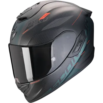 Helma na motorku Scorpion exo-1400 evo ii air luma matná černo/zelená m