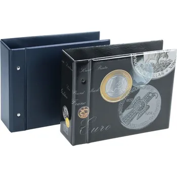 Sběratelství SAFE Album Standard, na sady € mincí, prázdné, modré