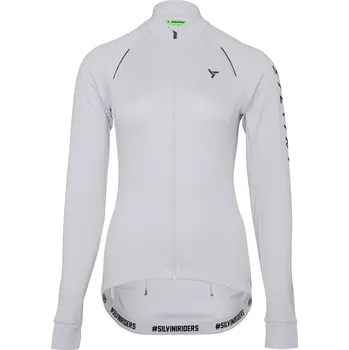 cyklistický dres Silvini dámský dres WD2211 Leverona cloud-black / M