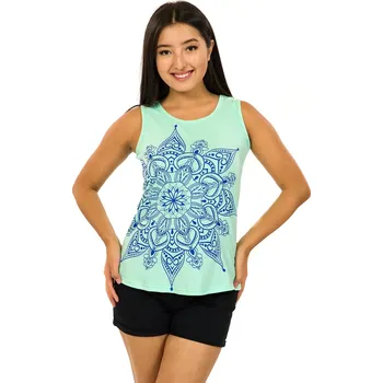 Dámské tričko Himalife Tílko Parnita - tyrkysová Velikost: M